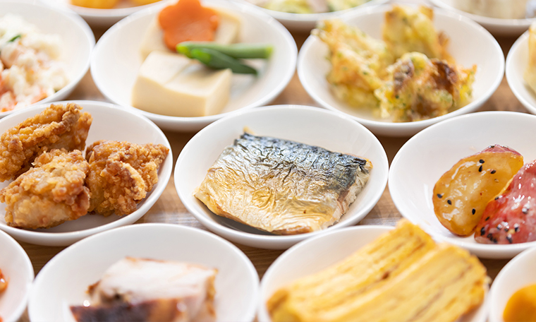 安心の食事提供(朝・夕)